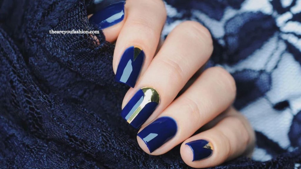 Elegant Nails for Blue Dresses Nails