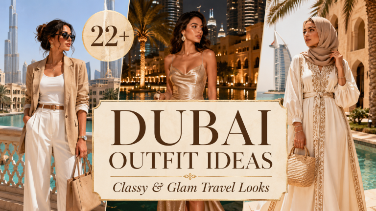 22+ Dubai Outfit Ideas for a Classy and Glam Travel Look 22+ Dubai Outfit Ideas