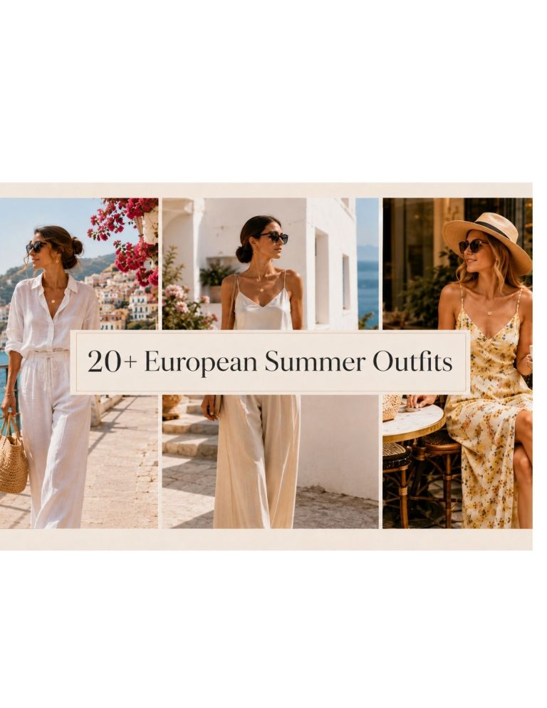 20+ Chic European Summer Outfits for Your Dream Vacation 20+ Chic European Summer Outfits
